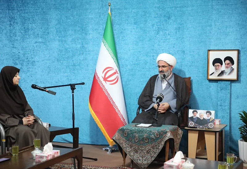 سمنان | محیط زیست دیدار رئیس سازمان حفاظت محیط زیست با امام جمعه سمنان