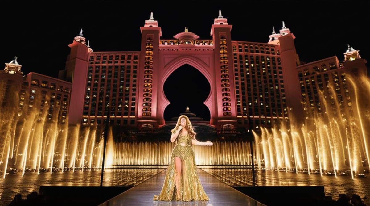 افتتاحیه | گردشگری اجرای بیانسه در مراسم افتتاحیه هتل آتلانتیس رویال دبی Atlantis The Royal Dubai