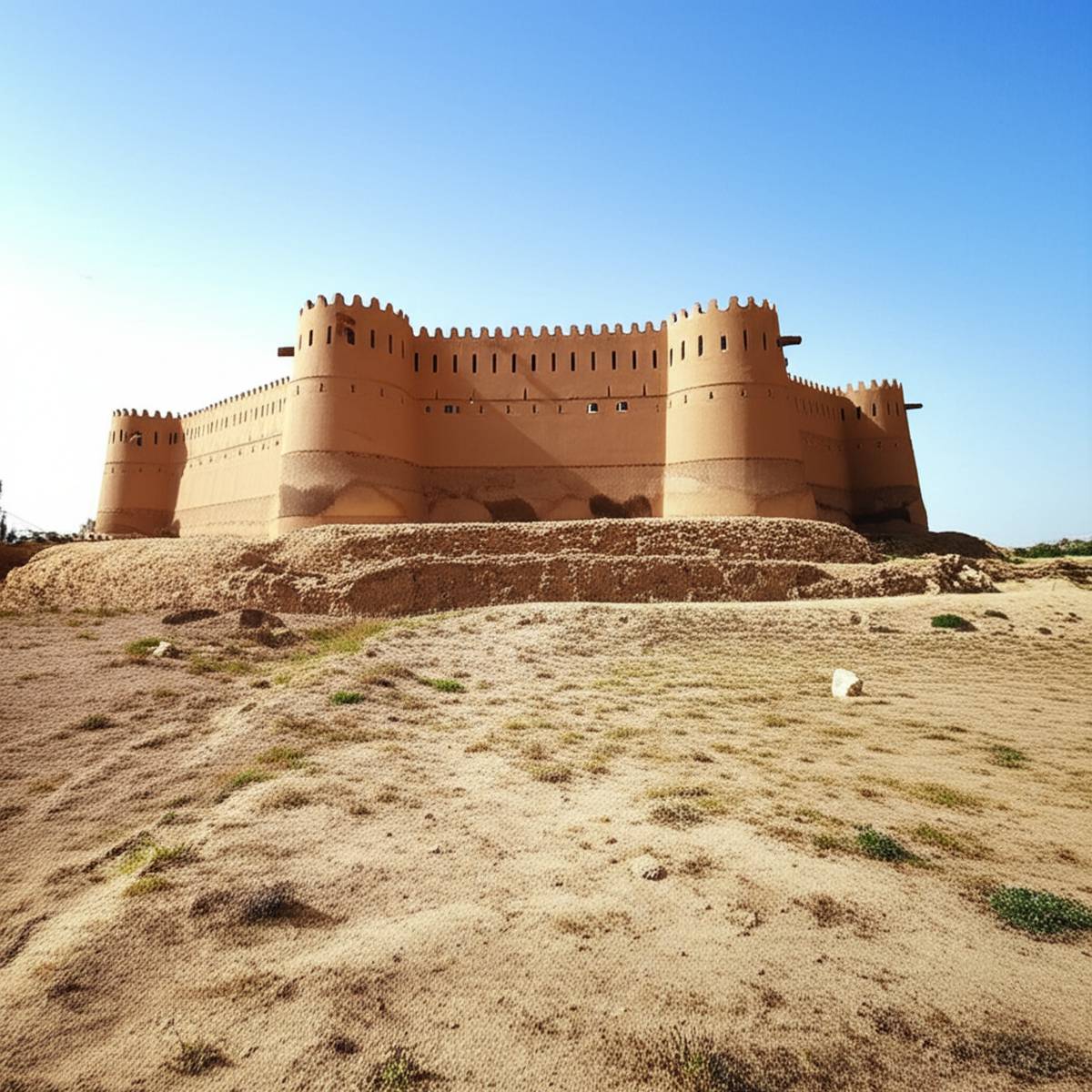 ارگ انار بنایی تاریخی در شهرستان انار
