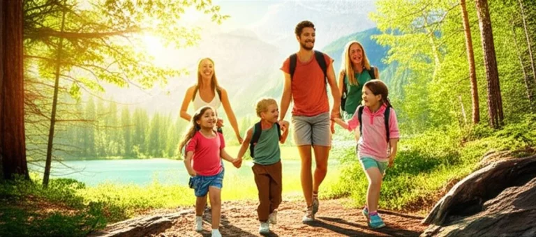 ارتباط با طبیعت در تفریحات خانوادگی