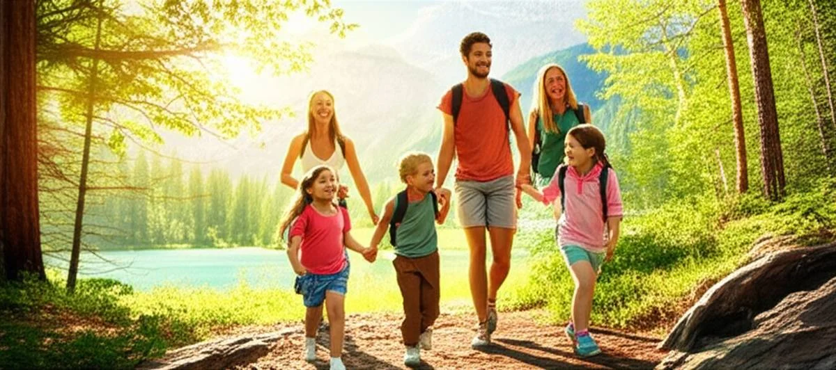 ارتباط با طبیعت در تفریحات خانوادگی