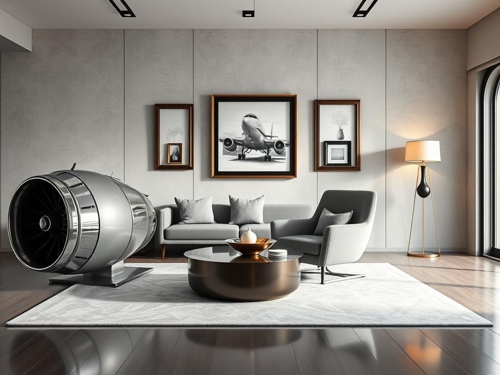 استفاده از قطعات هواپیما در دکوراسیون: ایده‌های خاص و جذاب