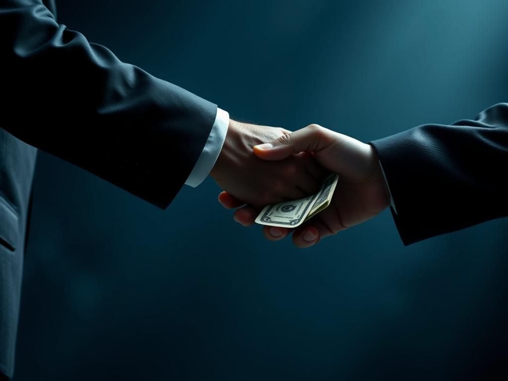 رشوه دادن به انگلیسی: راهنمای جامع کلمات و اصطلاحات