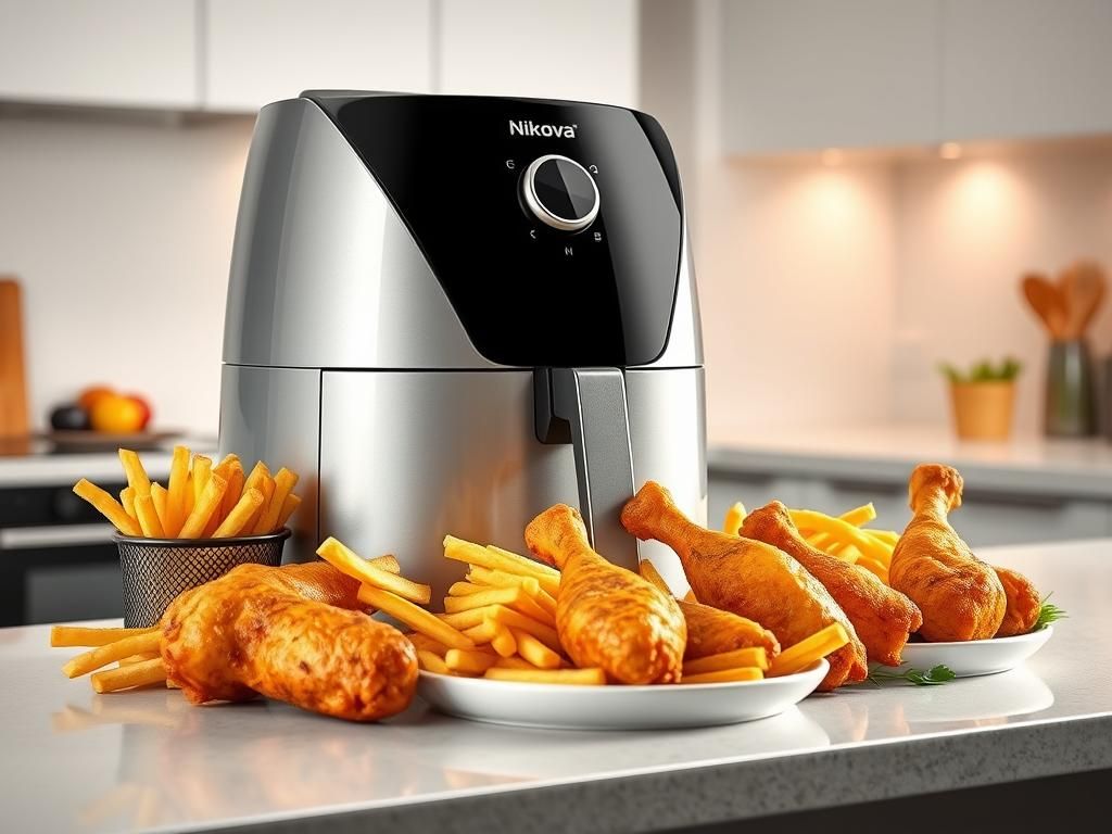 نقد و بررسی سرخ کن بدون روغن نیکووا مدل NAF-28 | مزایا و معایب